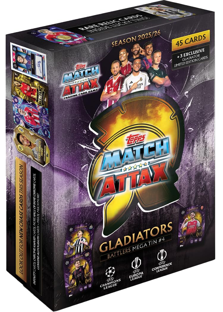 Topps UCC Match Attax 2025/26 - Mega Tin - Battlers - contains 45